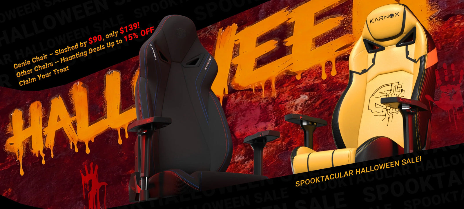 Treat Yourself This Halloween — Karnox Gaming Chairs Are on Sale! 🎃