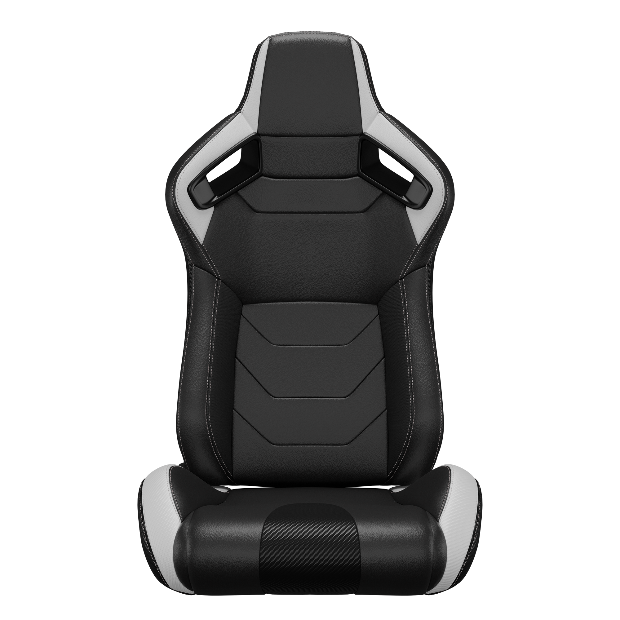 KARNOX Velocity H5 Universal Racing Seats Pair - White Black