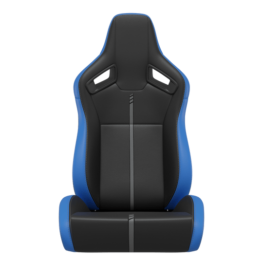 H8 Universal Bucket Racing Seats 2Pcs - Blue