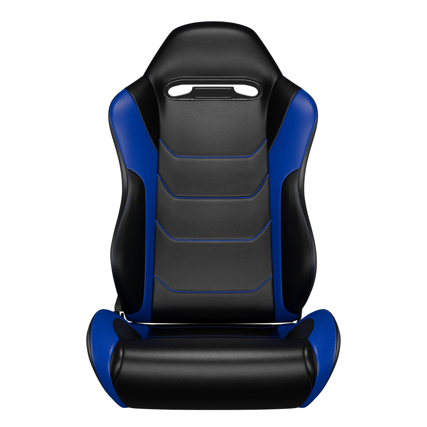 KARNOX Velocity X 8010 Racing  Seats Pair - Black Blue Stitch