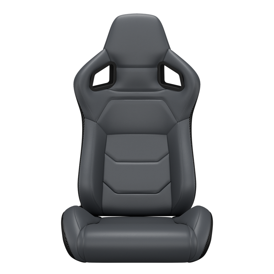 KARNOX Legacy X 8005 Universal Racing Seats Pair - Grey