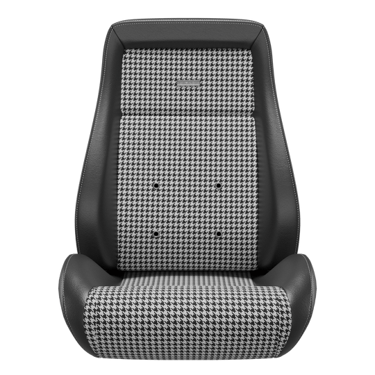 Classic Universal Bucket Racing Seats 2Pcs - Houndstooth