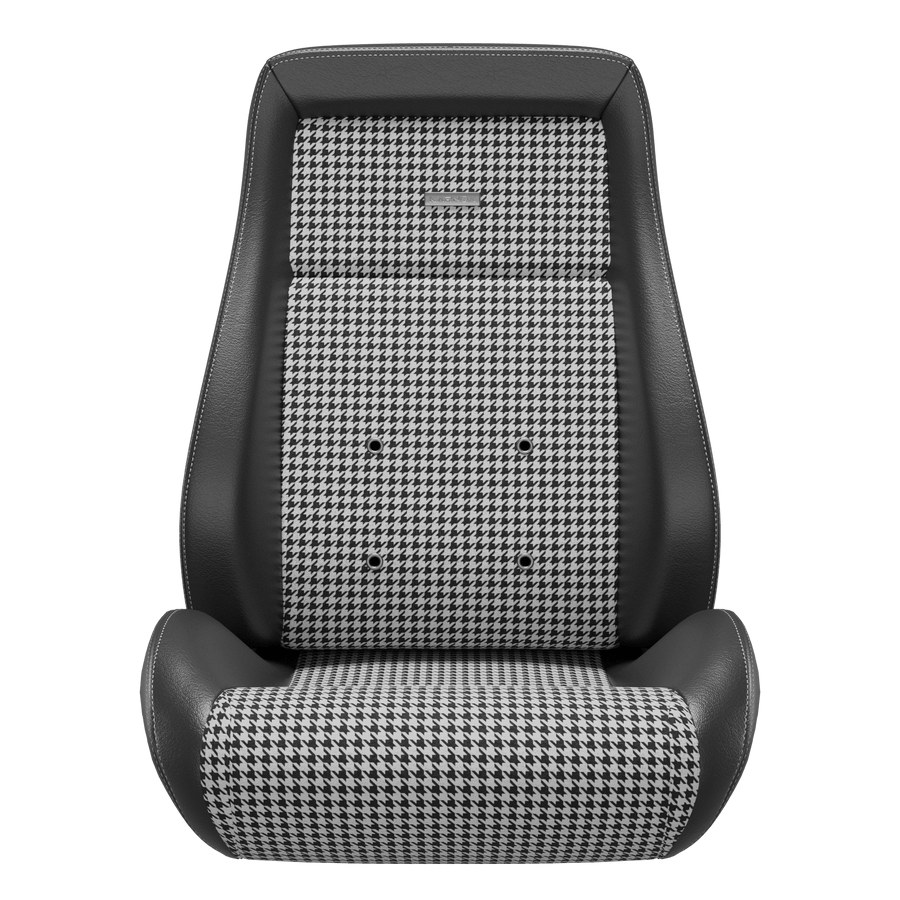 KARNOX Classic Universal Racing Bucket Seats Pair - Houndstooth