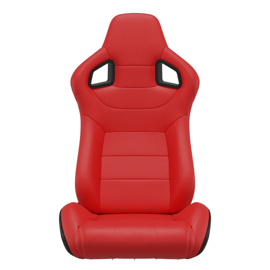 S8005-full Universal Bucket Racing Seats 2Pcs - RED