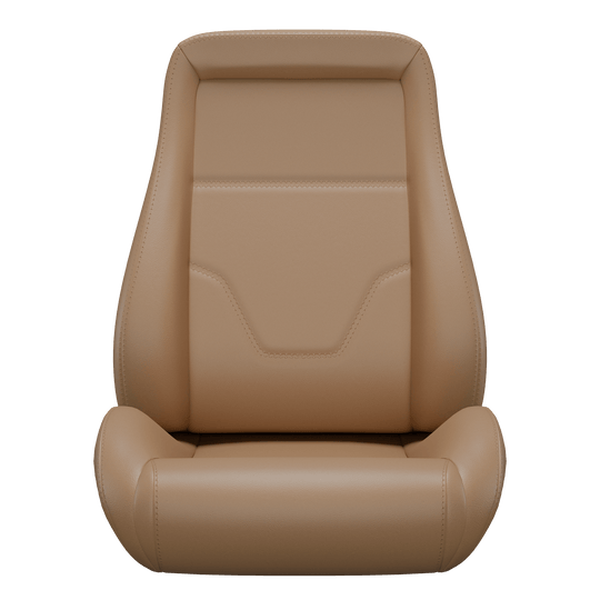 Classic Universal Bucket Racing Seats 2Pcs - Brown