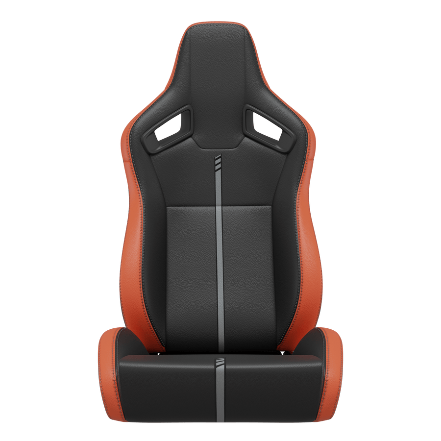 KARNOX Apex H8 Universal Bucket Racing Seats Pair - Orange