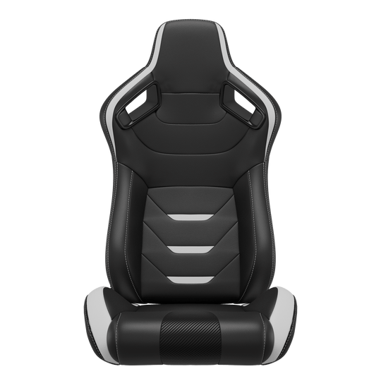 8005 OTHER Universal Bucket Racing Seats 2Pcs - White