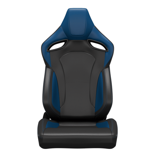 H6 Universal Bucket Racing Seats 2Pcs - Blue