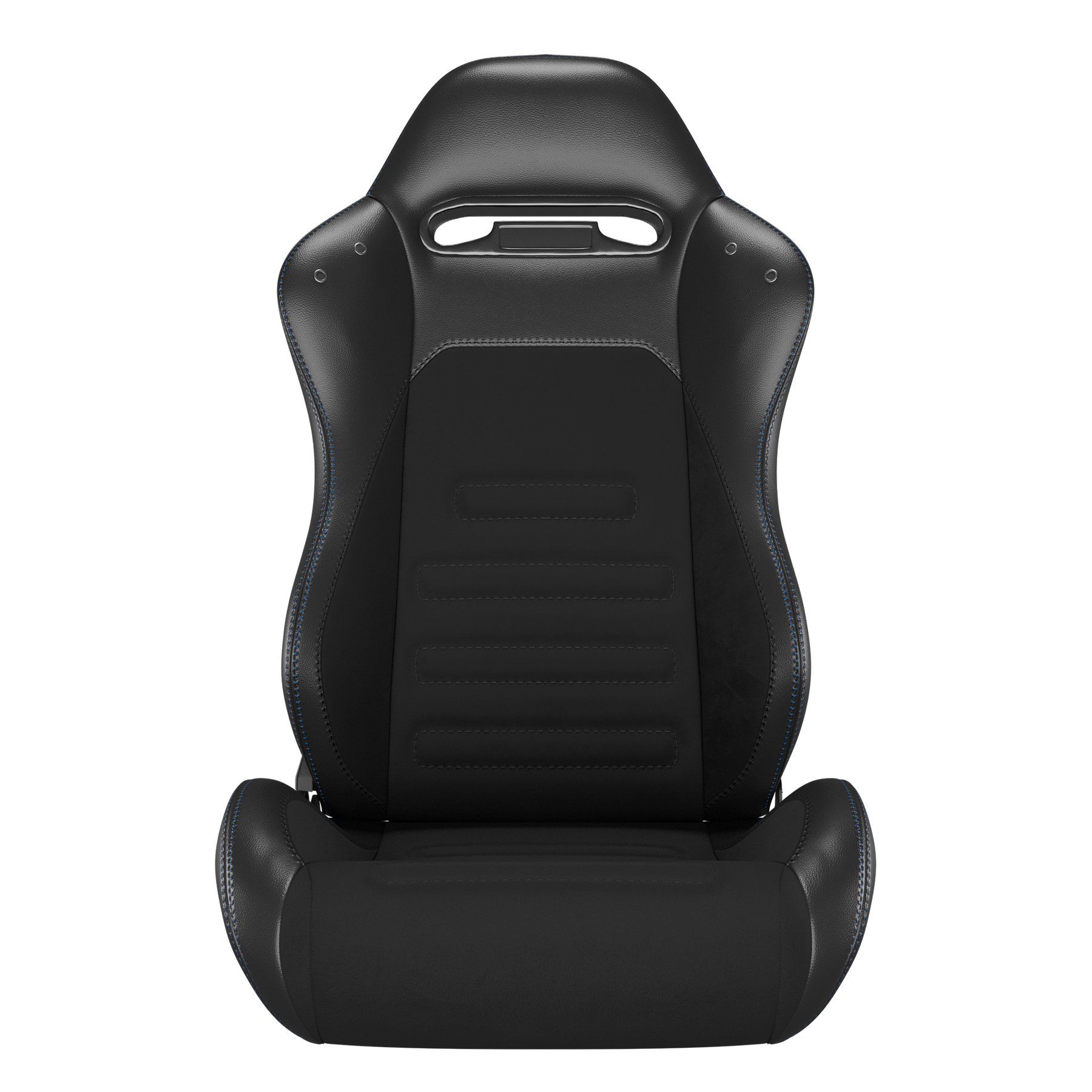 KARNOX Phantom 8010 Universal Racing Seats Pair - Black Suede Backrest