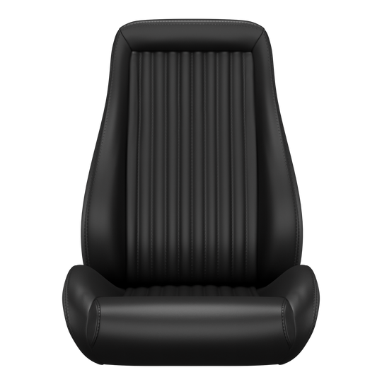 KARNOX Classic Universal Bucket Racing Seats Pair - Heritage Ribbed Black