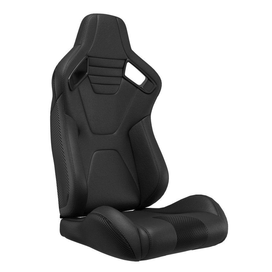 KARNOX Legacy 8005Y Universal Racing Seats Pair - Black - hover
