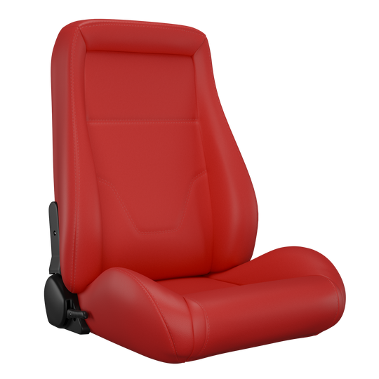 KARNOX Classic Universal Racing Bucket Seats Pair - Red
