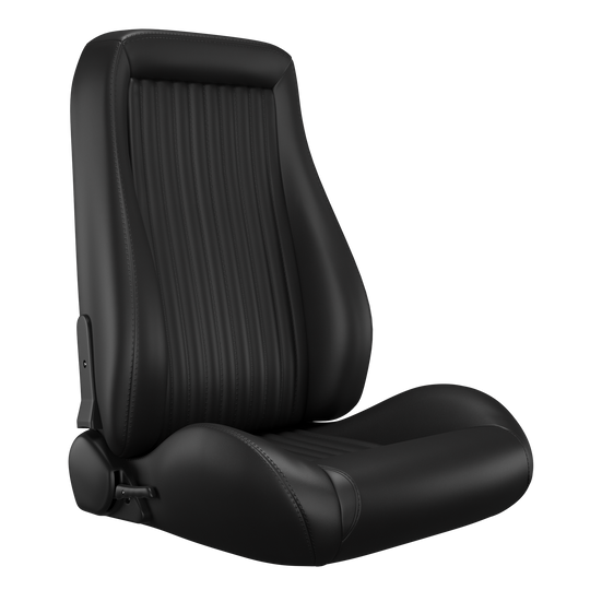 KARNOX Classic Universal Bucket Racing Seats Pair - Heritage Ribbed Black