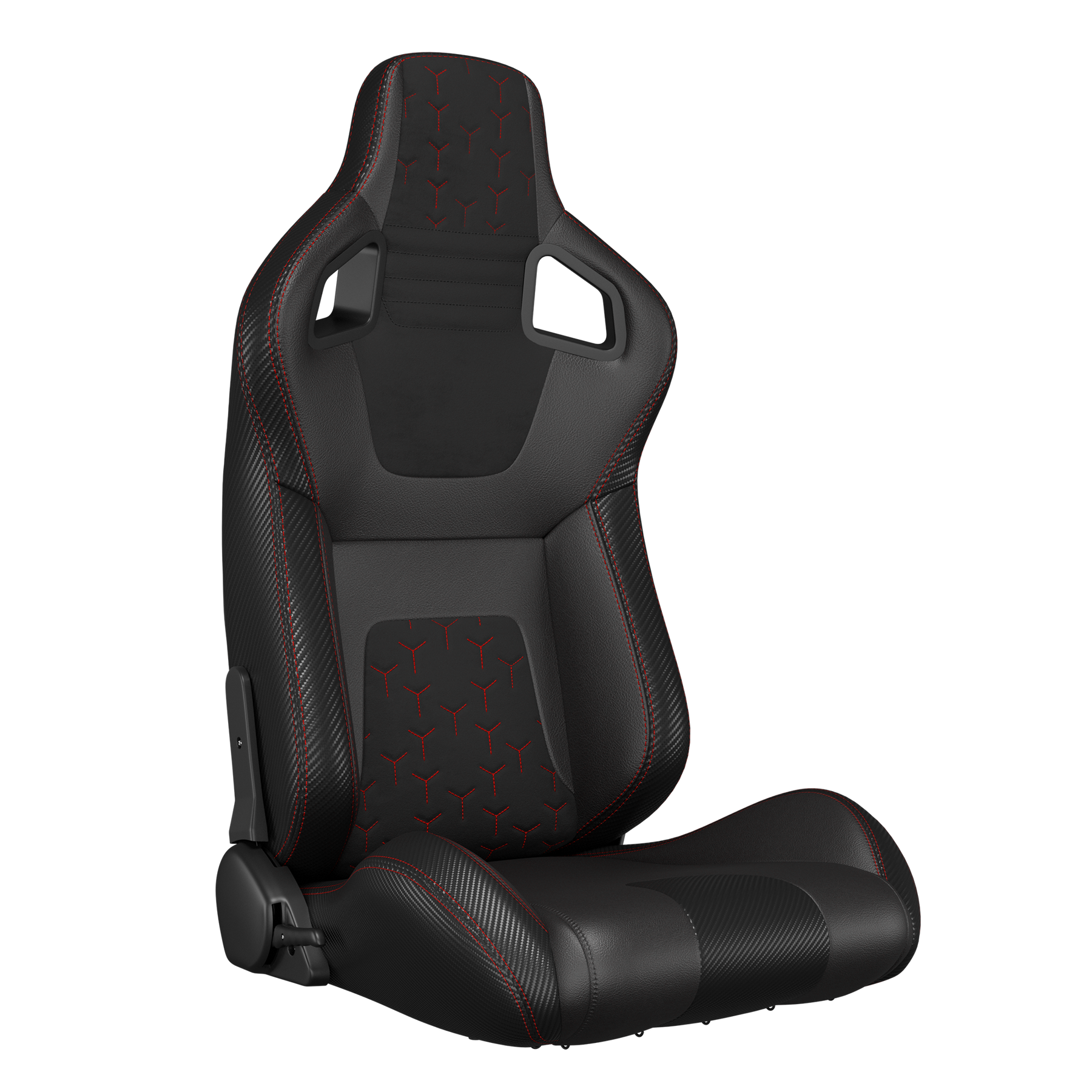 KARNOX Apex X Universal Racing Seats Pair - Black Suede Insert