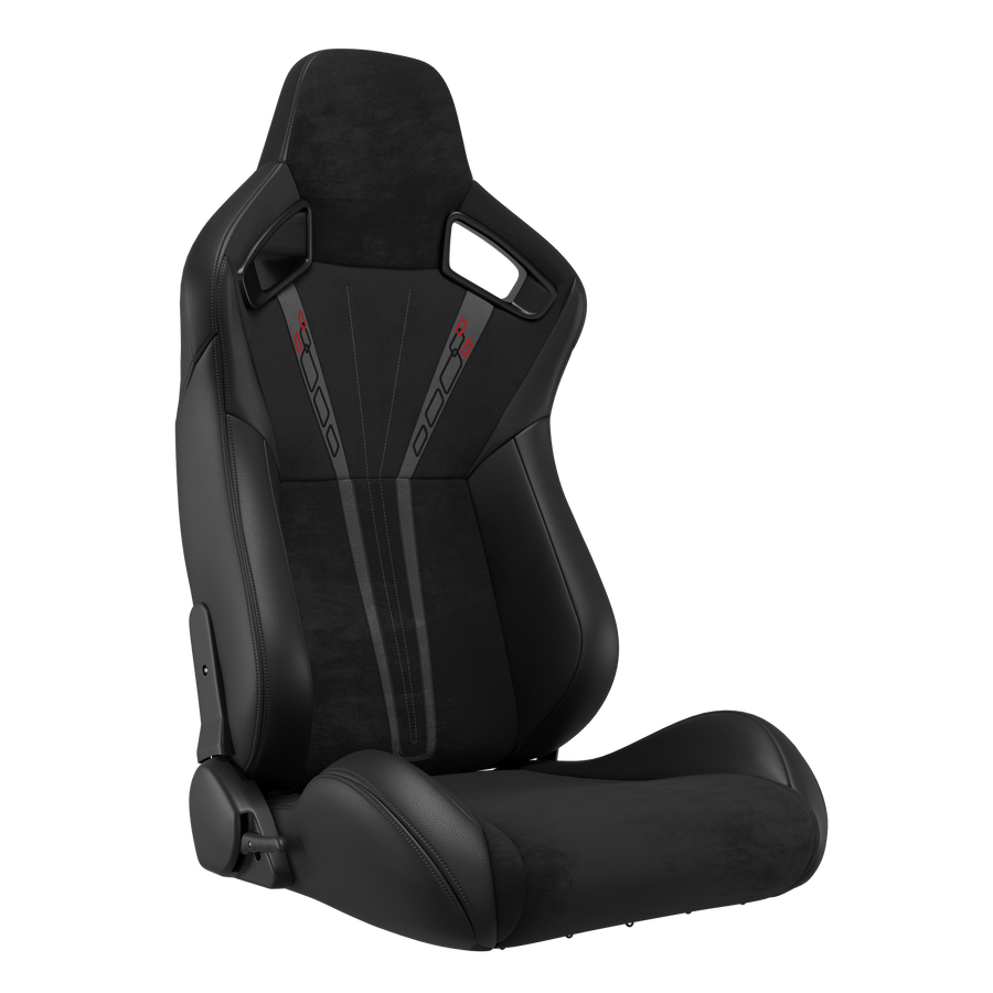 KARNOX Legacy V 8005Y Universal Racing Seats Pair - Black - hover