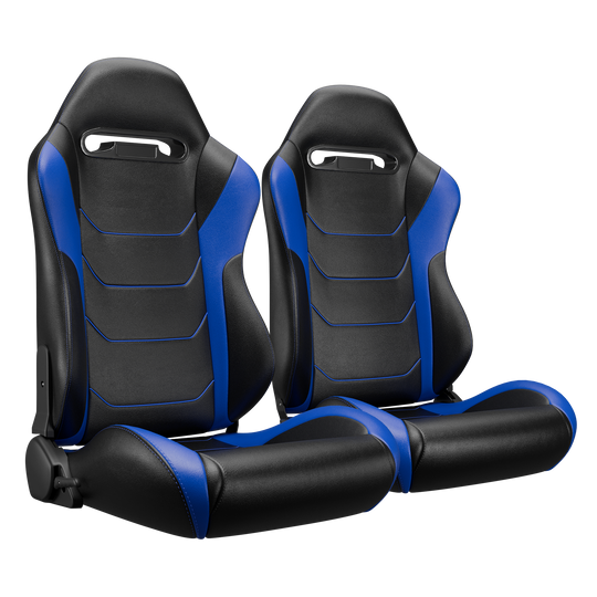 H10-007 Reclinable Seats  - Black and Blue