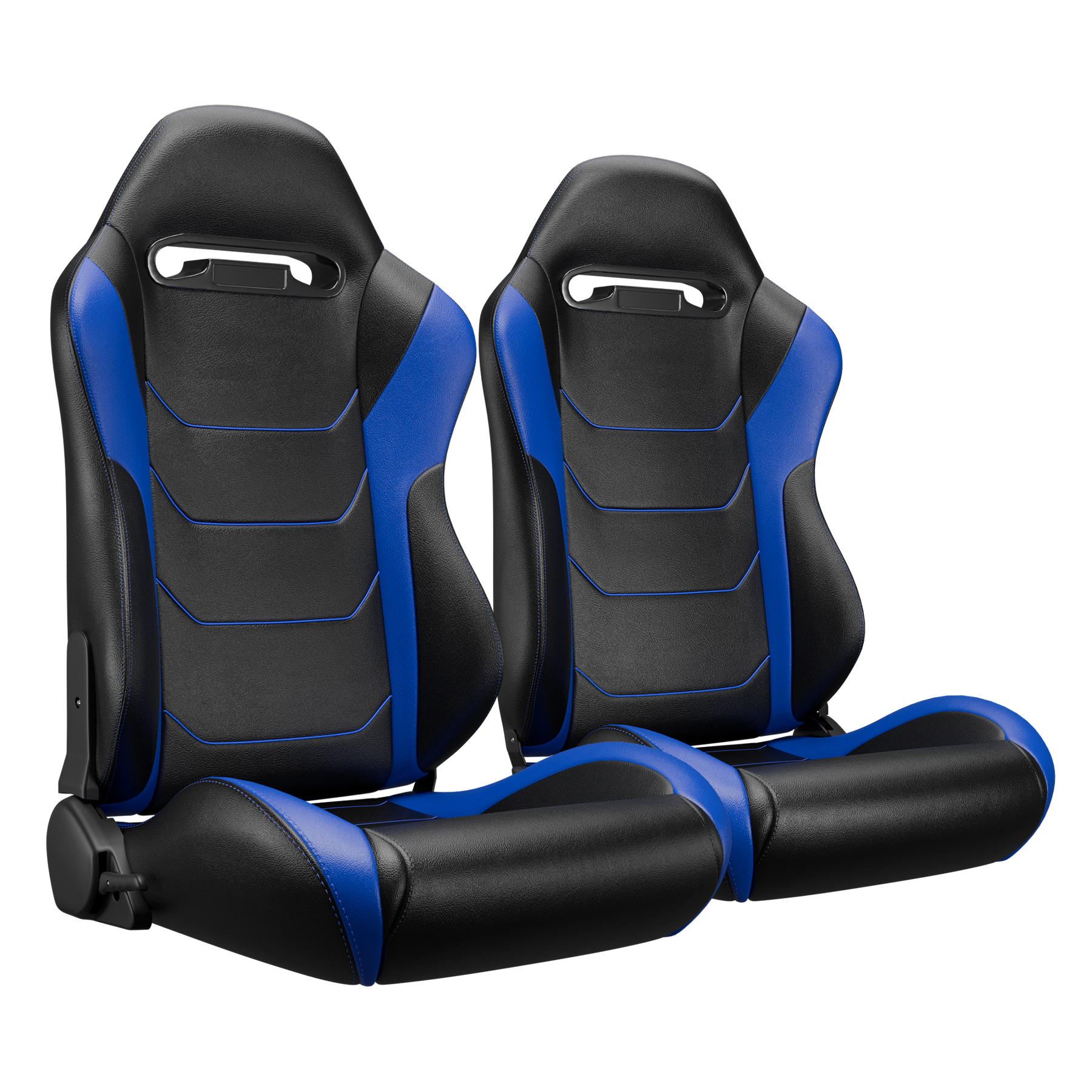 H10-007 Reclinable Seats  - Black and Blue