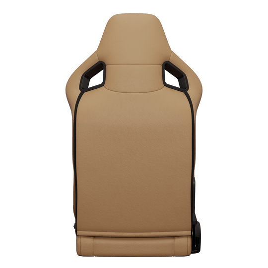 S8005-1099 Universal Bucket Racing Seats 2Pcs - Brown