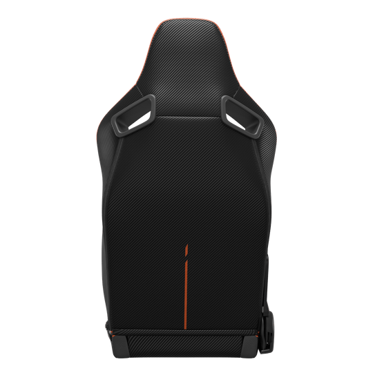 H8 Universal Bucket Racing Seats 2Pcs - Orange