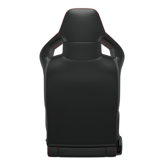 S8005-full Universal Bucket Racing Seats 2Pcs - RED