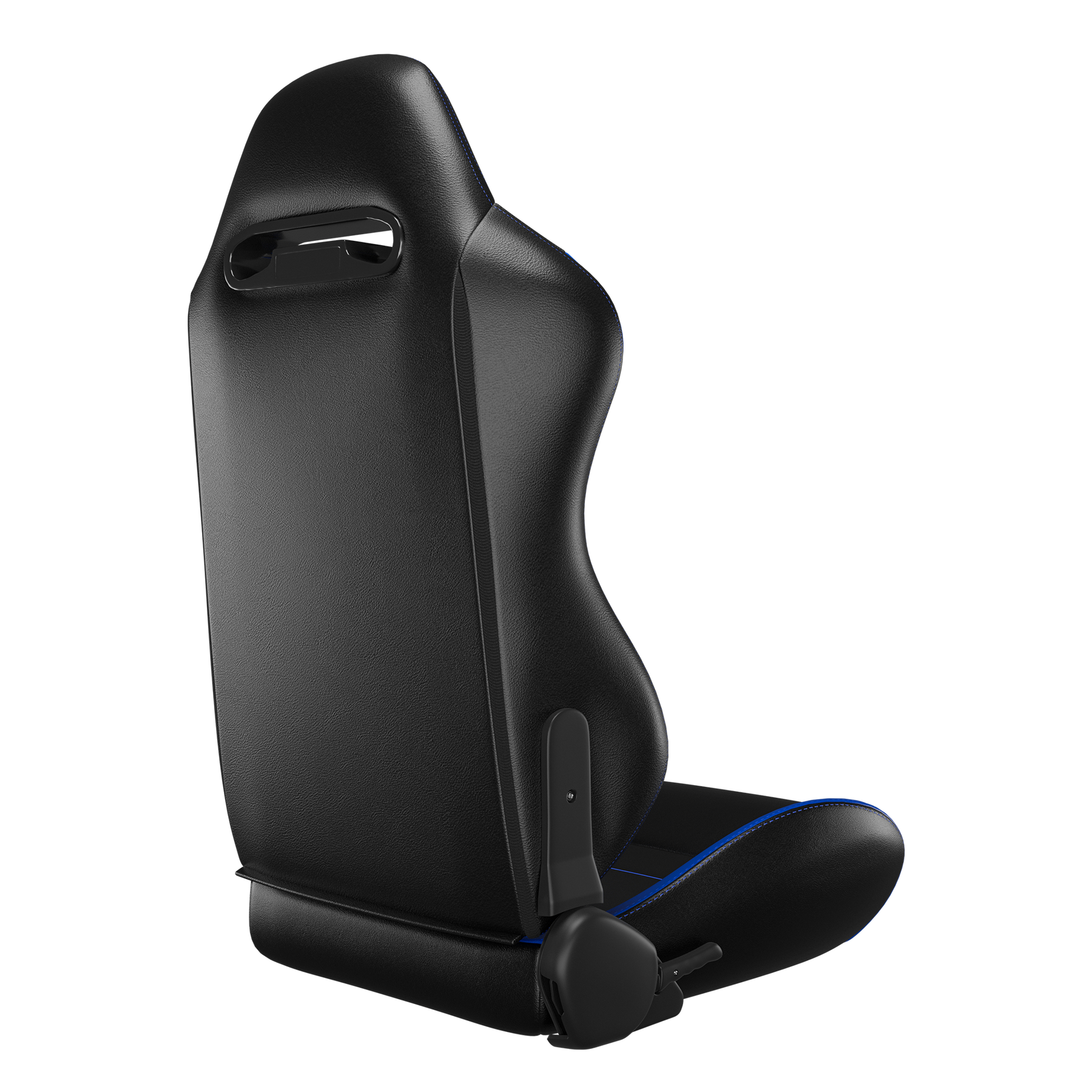 KARNOX Velocity X 8010 Racing  Seats Pair - Black Blue Stitch