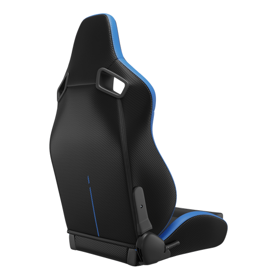 H8 Universal Bucket Racing Seats 2Pcs - Blue
