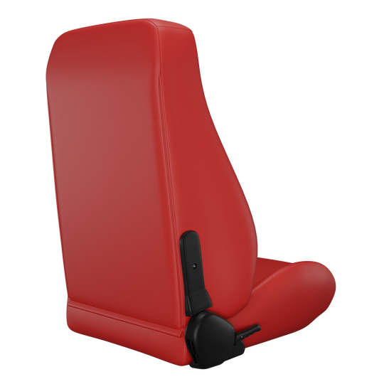KARNOX Classic Universal Racing Bucket Seats Pair - Red