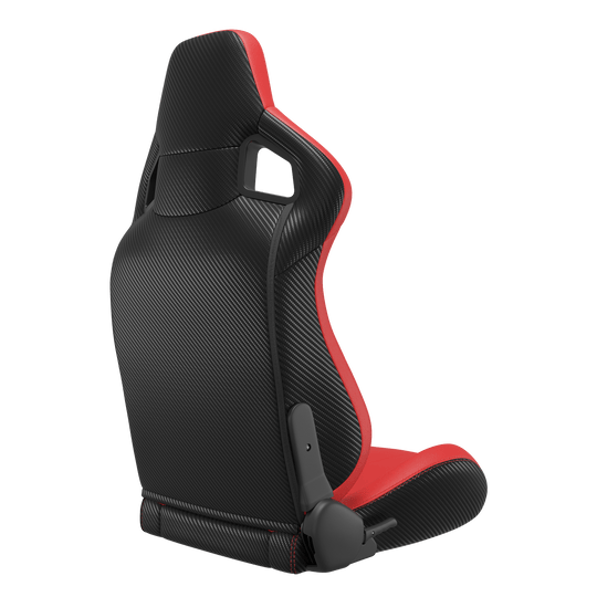 S8005-full Universal Bucket Racing Seats 2Pcs - RED