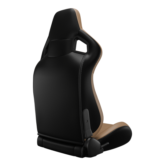 S8005 Universal Bucket Racing Seats 2Pcs - Beige