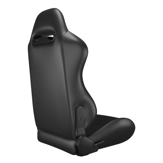 KARNOX Phantom 8010 Universal Racing Seats Pair - Black Suede Backrest