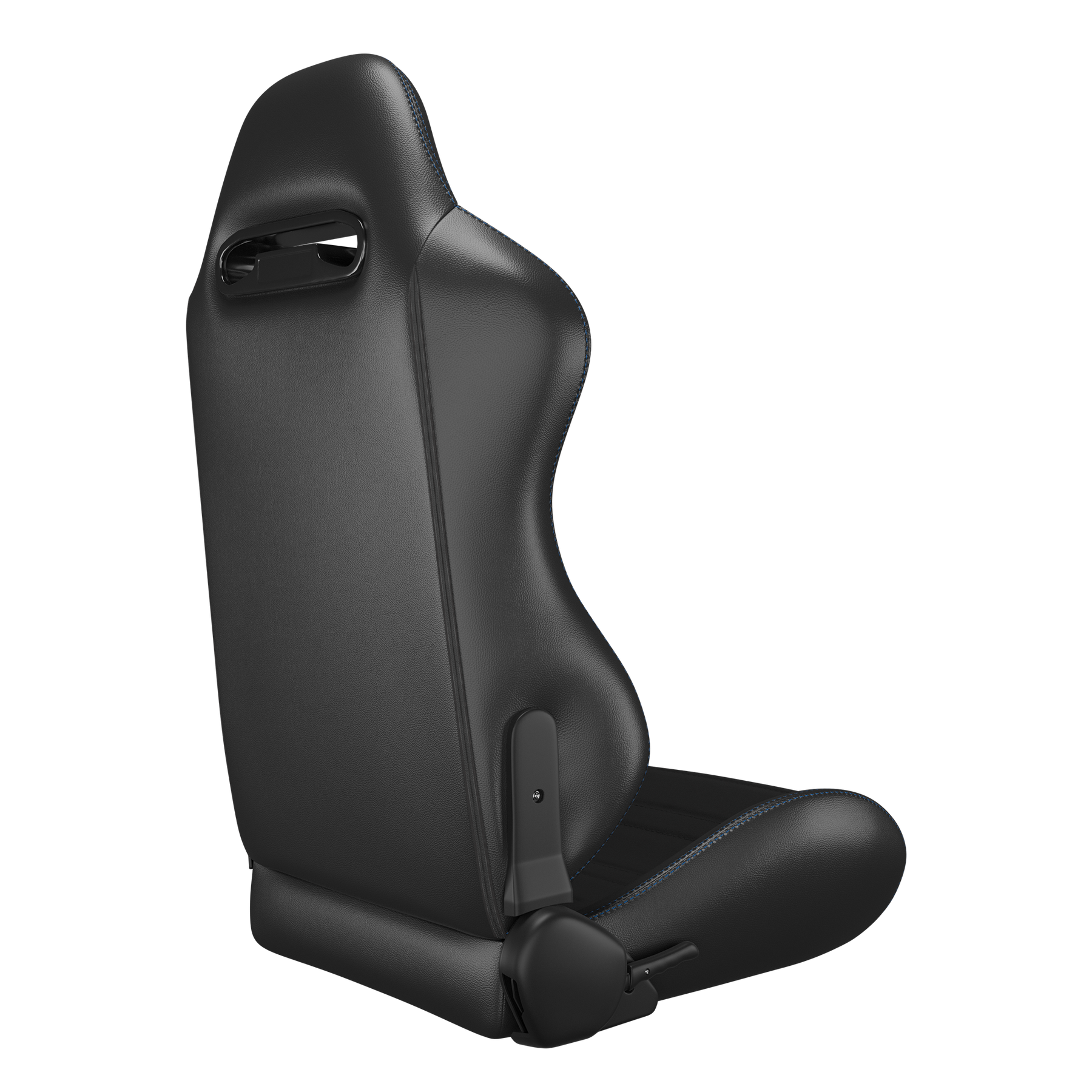 KARNOX Phantom 8010 Universal Racing Seats Pair - Black Suede Backrest